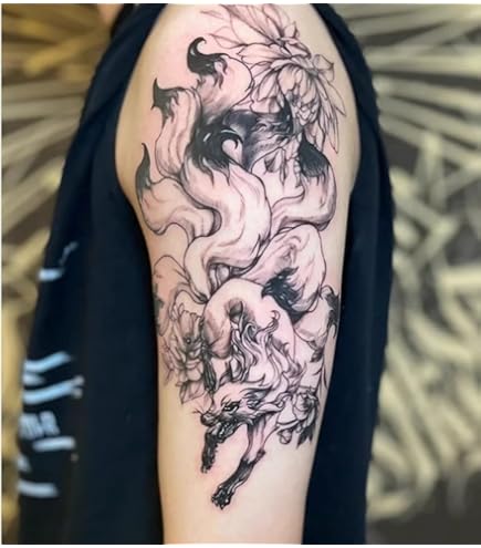 Amazon.co.jp: 九尾のキツネの悪魔の汁ハーブタトゥーアームの写真 2